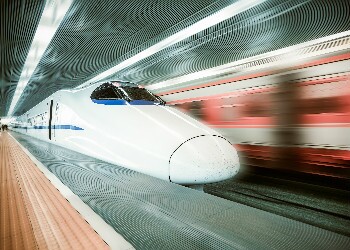 Le train en grande vitesse