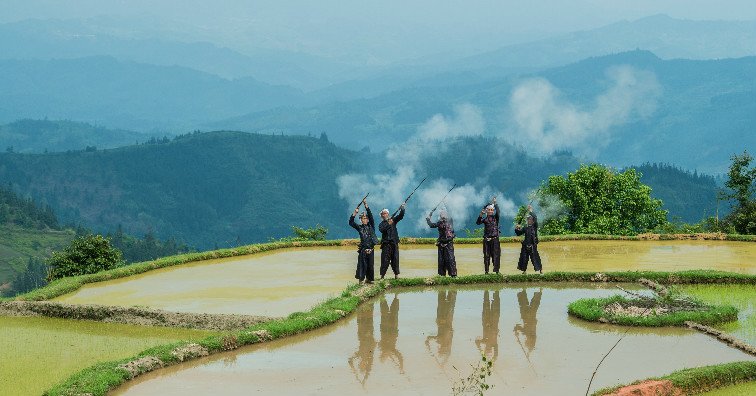 rizières en terrasses de Jiabang
