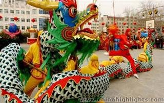 Danse du Dragon et du Lion