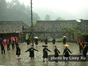 Village Miao à Langdeshang