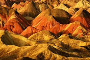 le relief Danxia de Zhangye