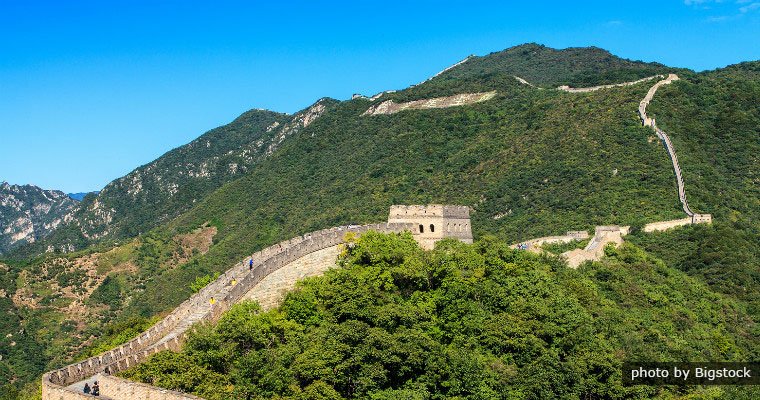 la setion de la Grande Muraille Mutianyu