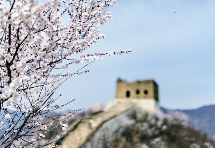 Grande Muraille en Avril