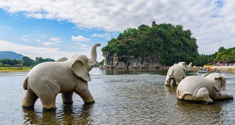 La colline en trompe d'Éléphant