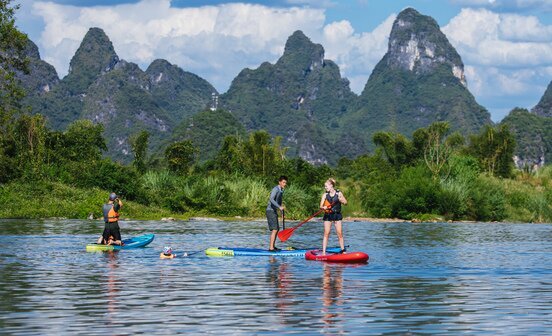 Faire des sports de plein air à Yangshuo