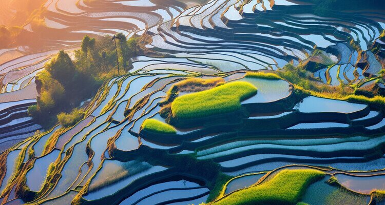 Les rizières en terrasses de Yuanyang