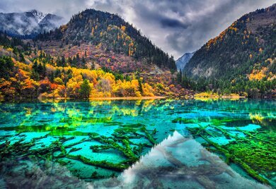 À  la découverte de Jiuzhaigou