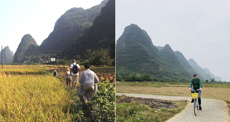 La campagne de Yangshuo