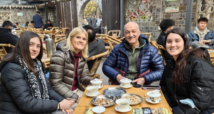 Terrasse de thé typique