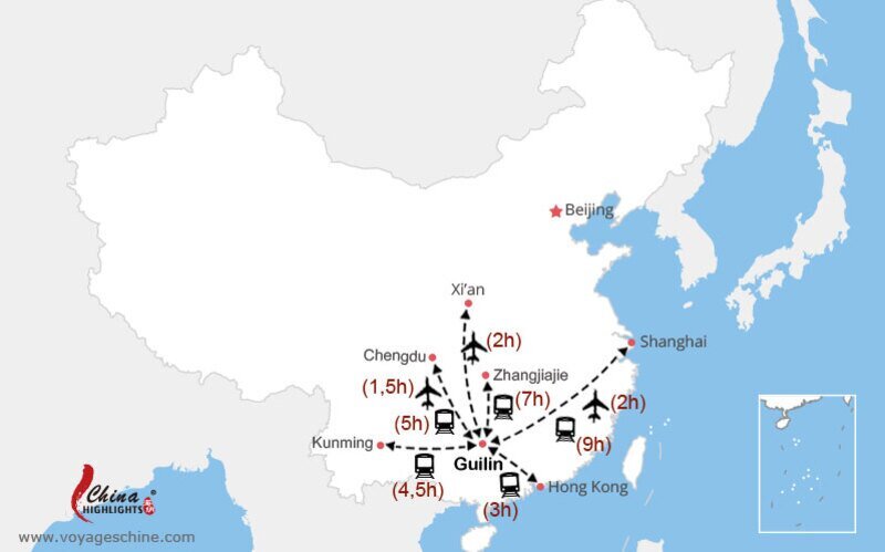 Carte Guilin