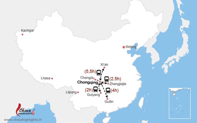 Chongqing carte